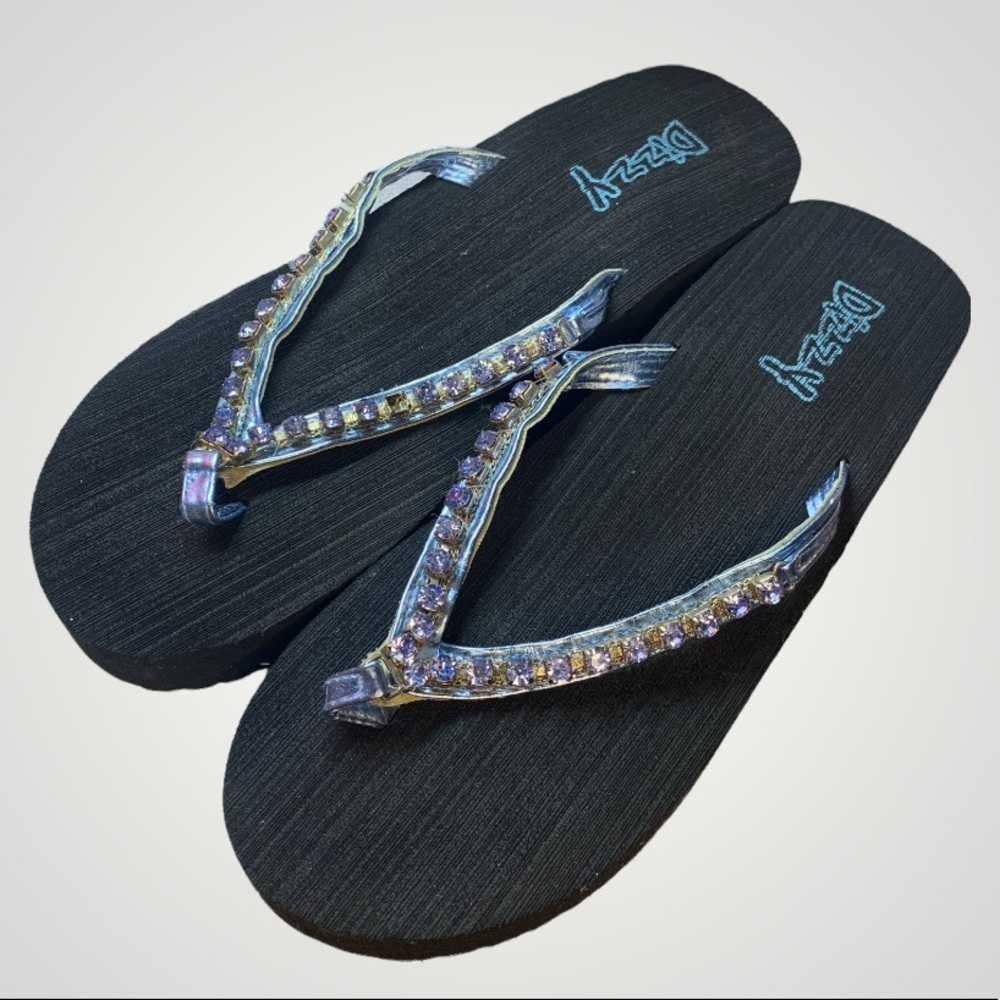 Black Dizzy Platform sandals